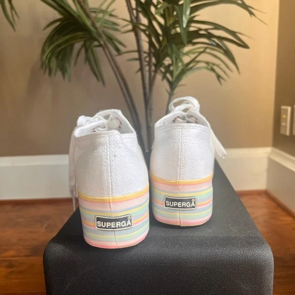 ✨ Rainbow Platform Superga Sneakers✨ - Picture 5 of 13